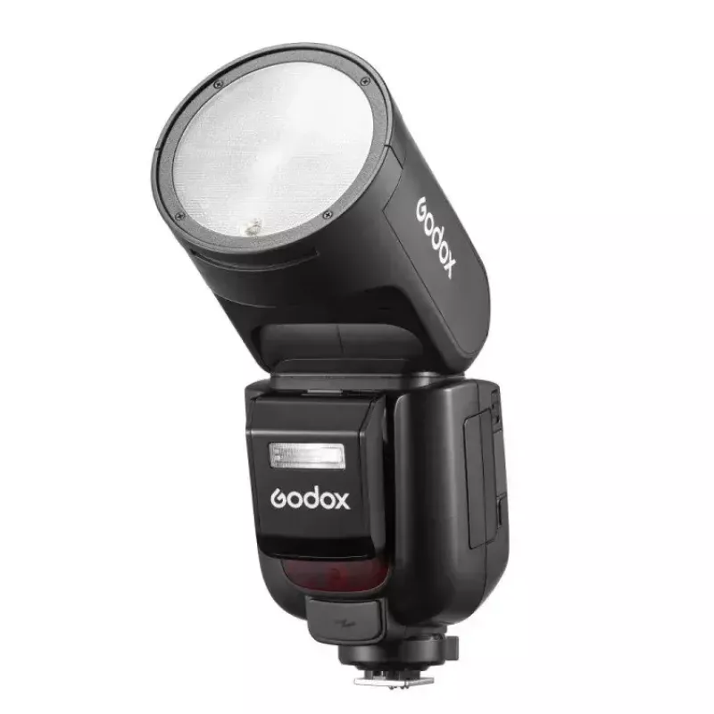 Godox V1Pro TTL Li-ion apaļās galvas zibspuldze Fuji ar 1,5 s uzlādes laiku