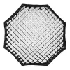 Softbox Godox SB-FW140 melns neilons ar difuzoriem un režģi