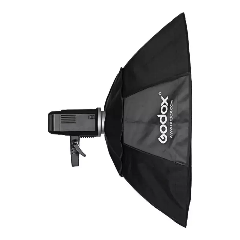 Softbox Godox SB-FW140 melns neilons ar difuzoriem un režģi