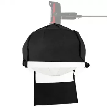 Aputure Lantern 90 melnbalts 90 cm difūzijas pārklājs atsperu rāmis