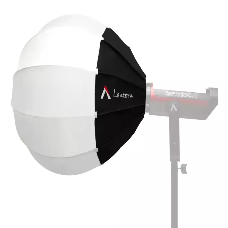 Aputure Lantern 90 melnbalts 90 cm difūzijas pārklājs atsperu rāmis