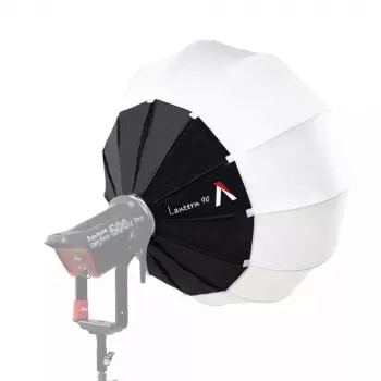 Aputure Lantern 90 melnbalts 90 cm difūzijas pārklājs atsperu rāmis