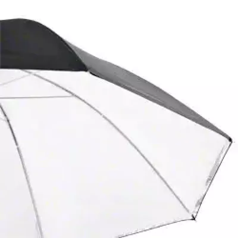 Lietussargs Walimex 17655 Melns Balts Diametrs 109 cm Svars 395 g