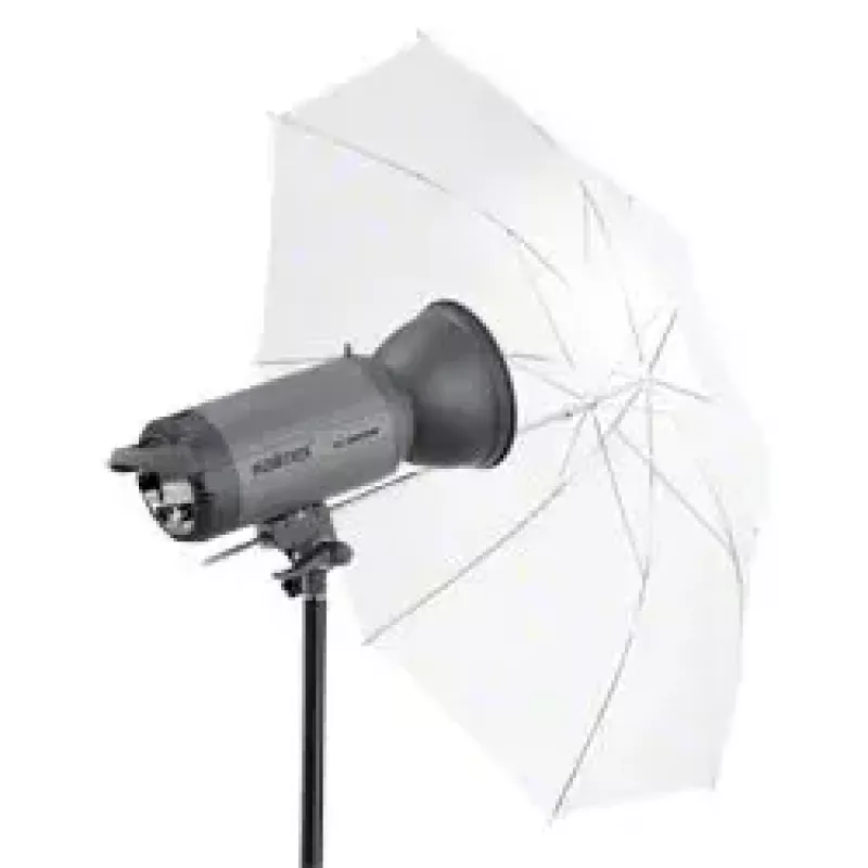 Lietussargs Walimex 17655 Melns Balts Diametrs 109 cm Svars 395 g