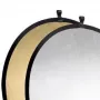 Reflektors Walimex 17690 apaļš zelta sudraba 107 cm