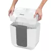 Fellowes LX Series 100109815 papīra smalcinātājs Strēmeļu smalcināšana Balta