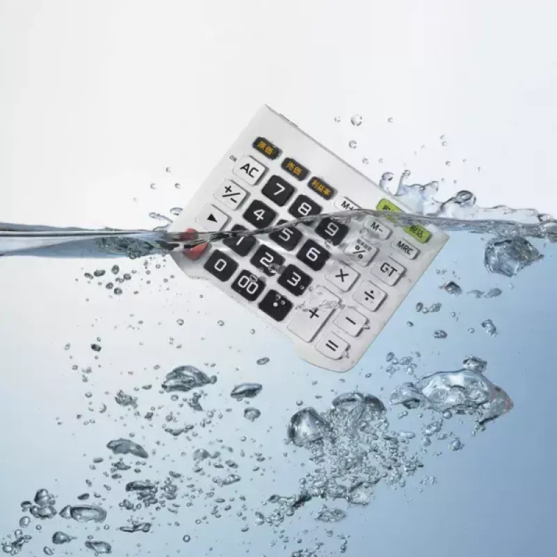 Finanšu kalkulators Casio WD-320MT galddatora 12 cipari melns balts
