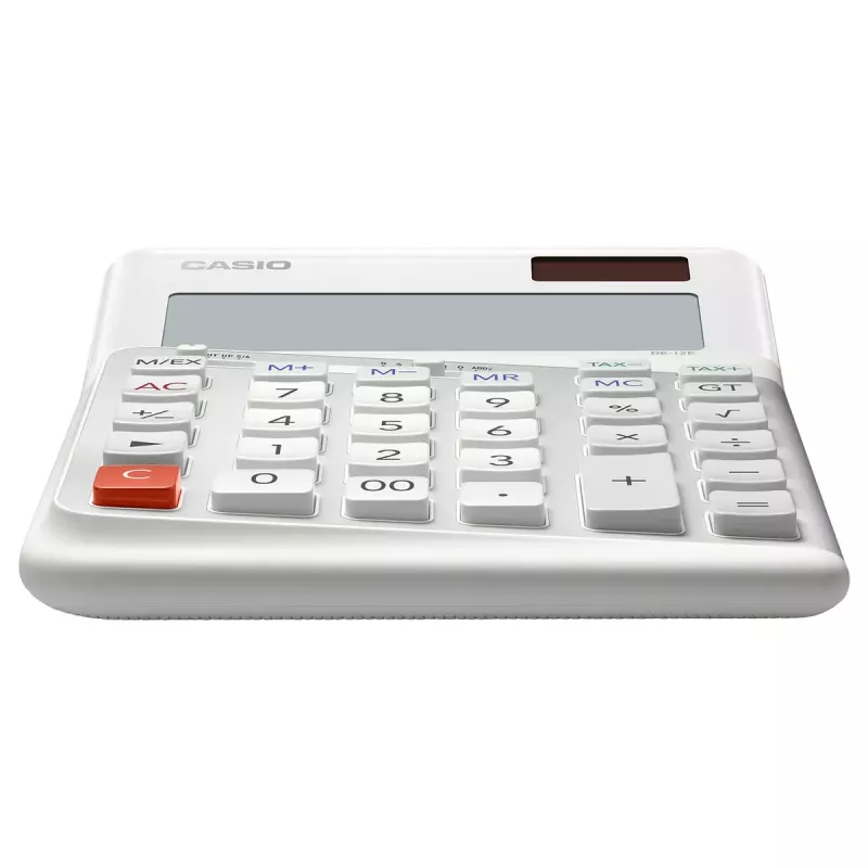 Galda kalkulators Casio DE-12E-WE Basic 12 cipari Balts