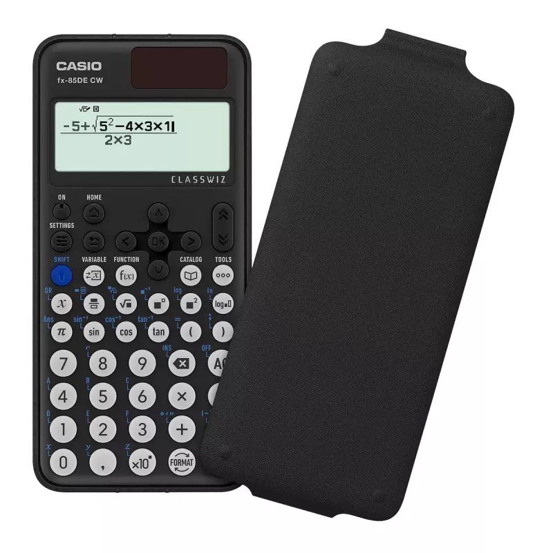 Zinātniskais kalkulators Casio FX-85DE CW kabatas 12 cipari melns