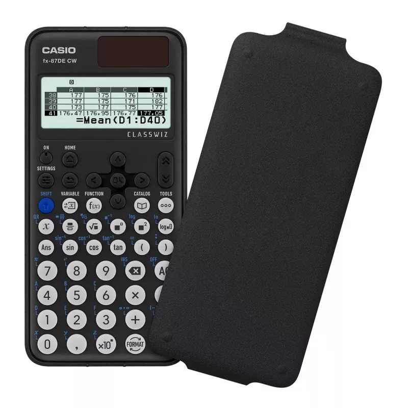 Zinātniskais kalkulators Casio ClassWiz FX-87DE CW kabatas 12 ciparu melns