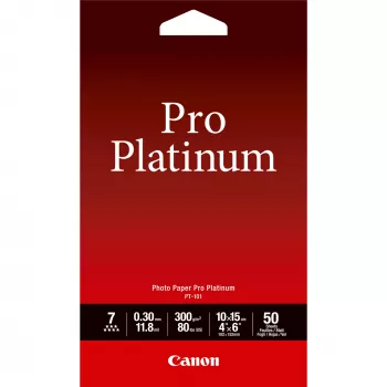 Canon PT-101 Pro Platinum fotopapīrs 4x6” - 50 loksnes