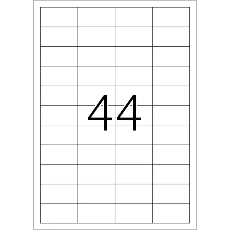 Etiķetes HERMA Premium A4 48,3x25,4 mm 1100 gab.