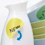 Noņemamās uzlīmes HERMA 5066 A4 Ø 40 mm apaļas baltas