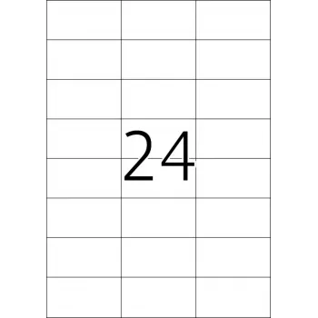 Pašlīmējošās printera uzlīmes HERMA Labels Premium A4 70x37 mm