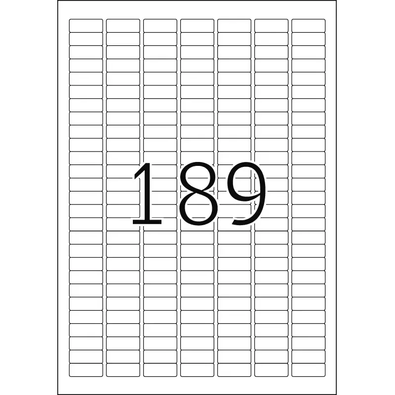 Pašlīmējošā printera etiķete HERMA Labels Premium A4 25,4 x 10 mm 4725 gab.