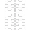 Gredzenveida etiķetes HERMA daudzfunkcionālas 10x49 mm Baltas 600 gab.