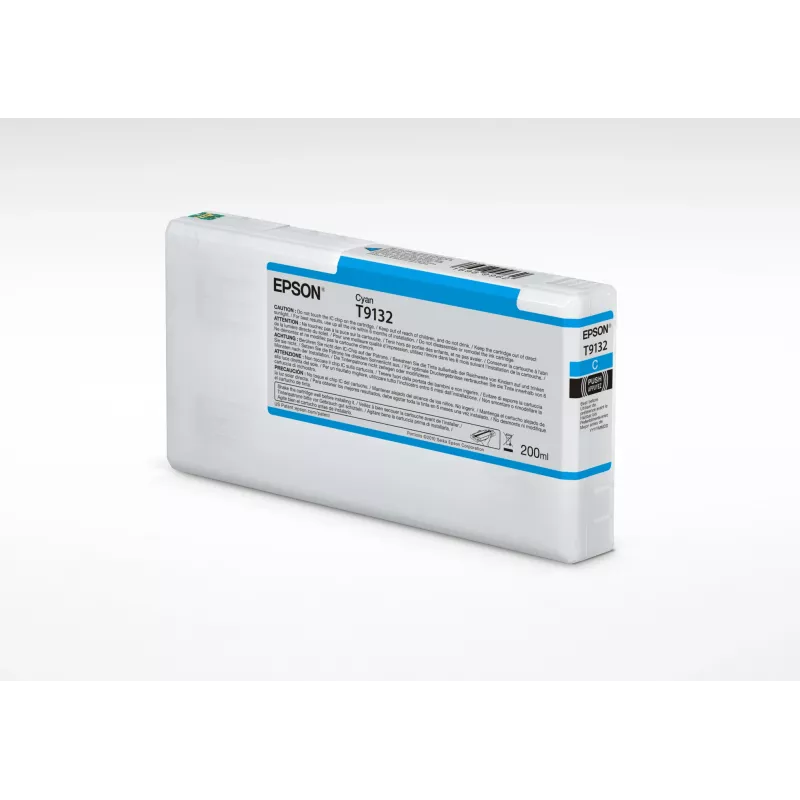 Epson T9132 ciāna tintes kasetne (200 ml), standarta iznākums, ciāna, 200 ml, 1 gab.