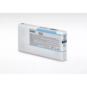 Epson T9135 gaiši ciāna tintes kasetne (200 ml), standarta ietilpība, gaiši ciāna, pigmenta tinte, 200 ml, 1 gab.