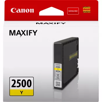 Cartridge Canon PGI-2500 Y 9.6 ml dzeltena
