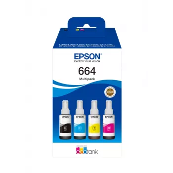 Kārtridžu komplekts Epson Ink C13T664640 BK,C,M,Y
