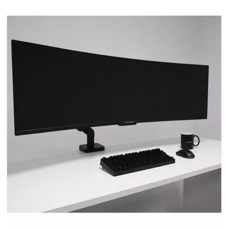 Monitora kronšteins LC-Power LC-EQ-A49B 124,5 cm melns skava 20 kg