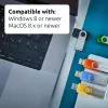 INTENSO Office Line USB zibatmiņas daudzpaka 5×64 GB, USB-A, USB 3.2 Gen 1, grozāmais, daudzkrāsains