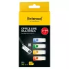 INTENSO Office Line USB zibatmiņas daudzpaka 5×64 GB, USB-A, USB 3.2 Gen 1, grozāmais, daudzkrāsains