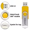 INTENSO Office Line USB zibatmiņas daudzpaka 5×64 GB, USB-A, USB 3.2 Gen 1, grozāmais, daudzkrāsains