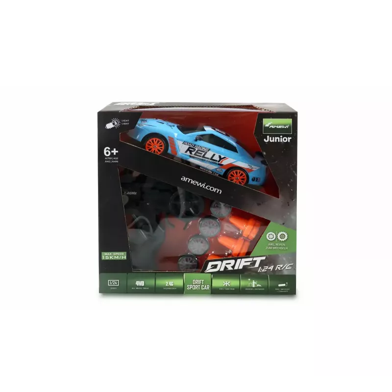 Sporta auto Amewi Drift radiovadāmais modelis 1:24