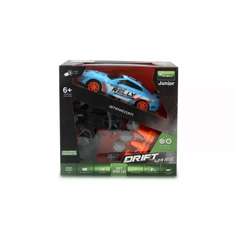 Car Amewi Drift Sport radio vadāmais modelis 1:24