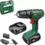Bosch EasyImpact 18V-40 1630 RPM Melns, Zaļš