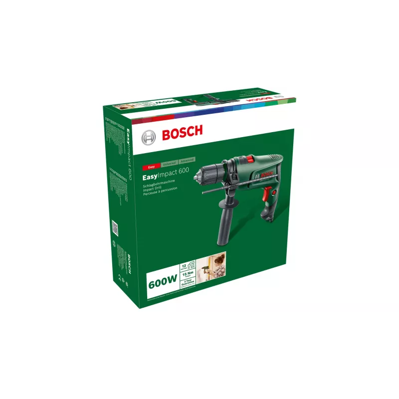 Bosch Easy Impact 600 600 W 3000 RPM Bezatslēgas