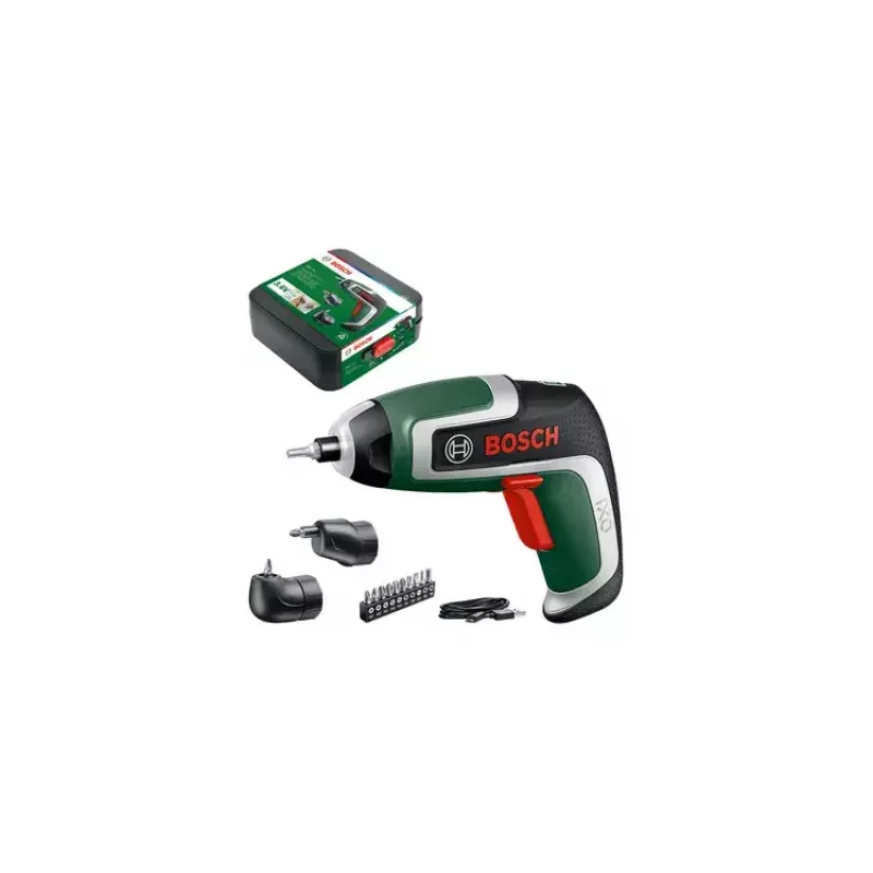 Bosch IXO 7 235 RPM akumulatora skrūvgriezis ar pistoles rokturi un magnētisko uzgaļu turētāju