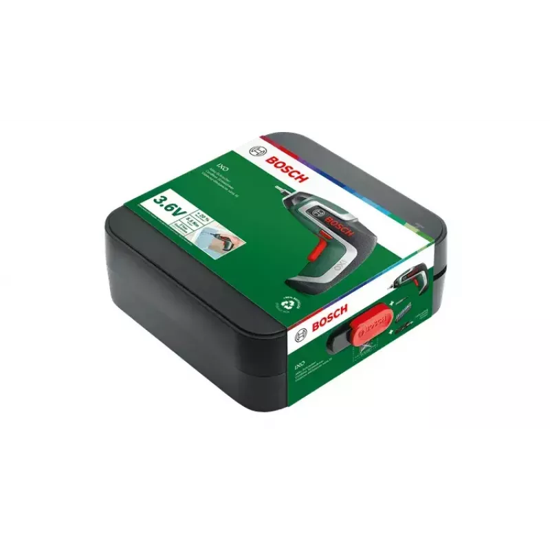 Bosch IXO 7 235 RPM akumulatora skrūvgriezis ar pistoles rokturi un magnētisko uzgaļu turētāju