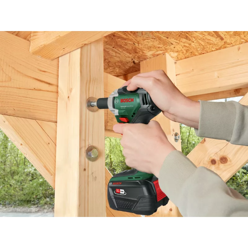 Bosch UniversalImpactDrive 18V-350 (Tikai instruments + sešstūra adapteris + 3 uzgriežņi 17, 19, 21 mm)