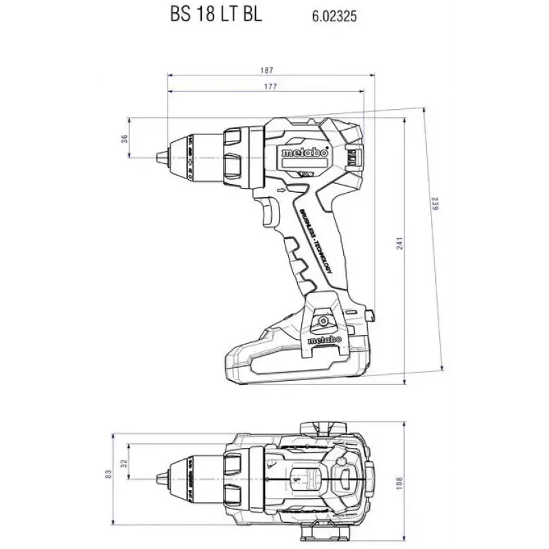 Elektriskais skrūvgriezis Metabo 602325840 Melns Litija jonu 400mm