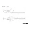 Metabo HS 18 LTX 45 dubultais asmens 2 kg akumulators 18 V