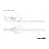Metabo HS 18 LTX 55 dubultais asmens 2,6 kg akumulators 18 V litija jonu