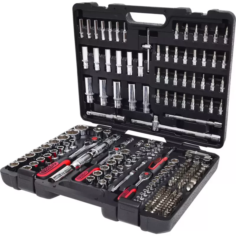 Uzgriežņatslēgu komplekts KS Tools 918.0795 195 galviņas Imperiālais 10 kg