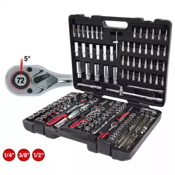 Uzgriežņatslēgu komplekts KS Tools 918.0795 195 galviņas Imperiālais 10 kg