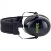 Uvex K10 galvas lentes aizsargbrilles, melnas/zaļas, būvniecībai