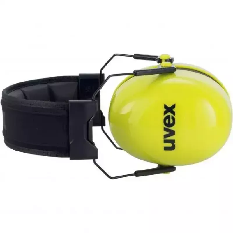Uvex K20 hi-viz galvas lentes veida dzeltenas būvniecības austiņas 2630021