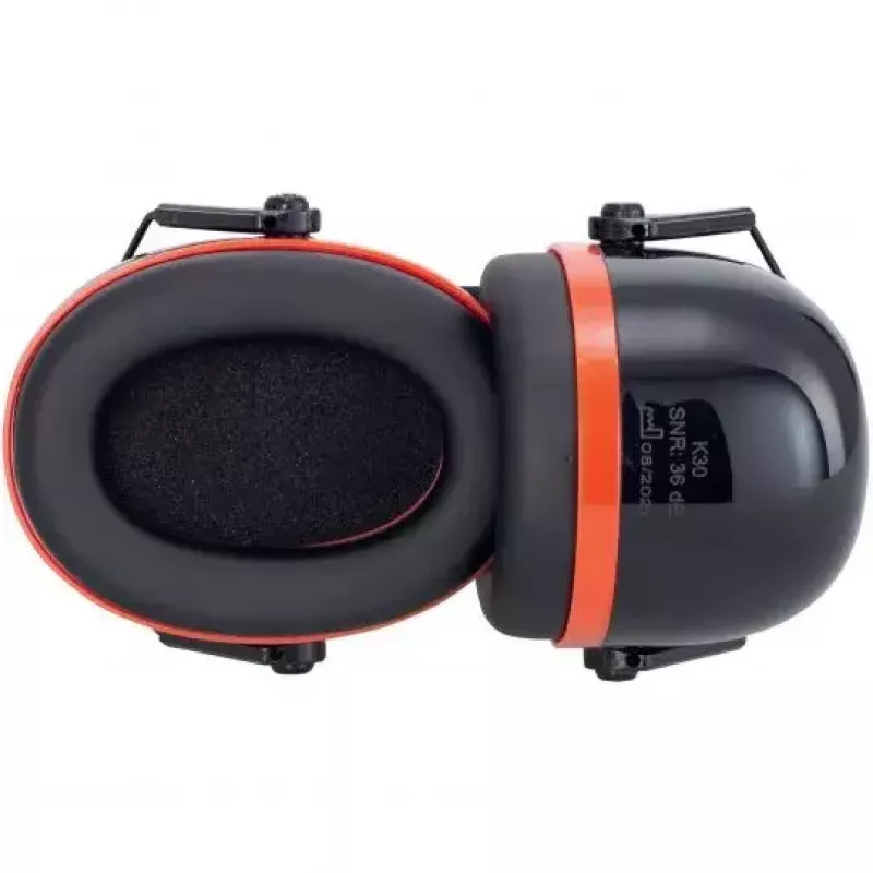 Uvex K30 galvas lentes aizsargbrilles, melnas/sarkanas, būvniecībai