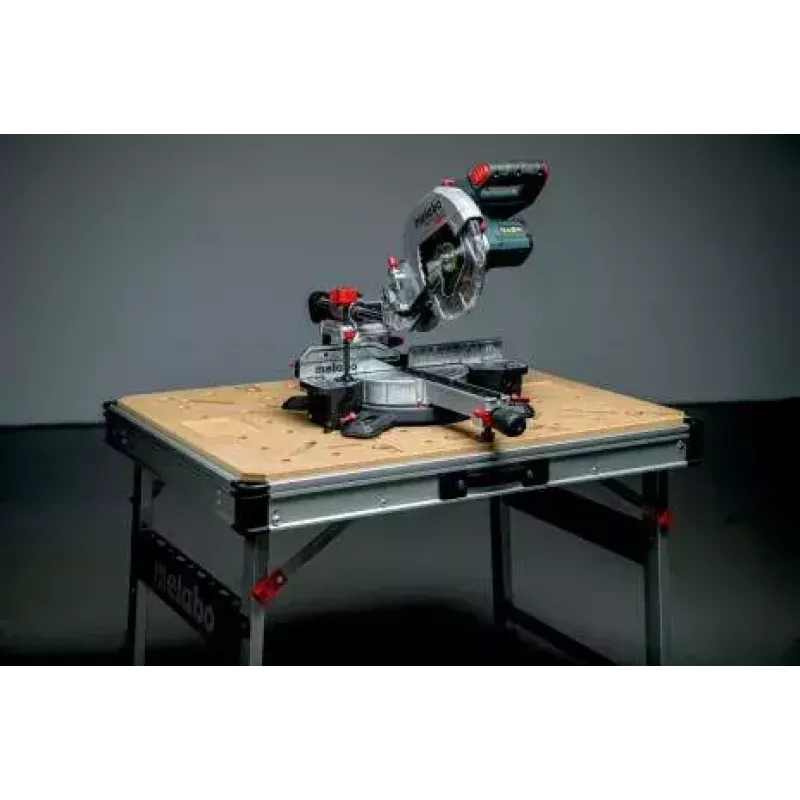 Metabo MWB 100 āra galds, bēša-metāliska, taisnstūra forma, 710 mm platums