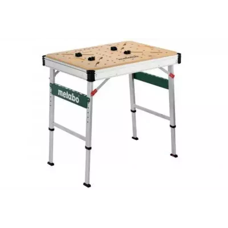 Metabo MWB 100 āra galds, bēša-metāliska, taisnstūra forma, 710 mm platums