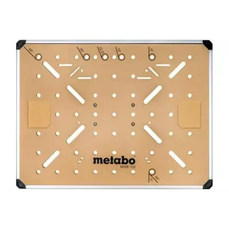 Metabo MWB 100 āra galds, bēša-metāliska, taisnstūra forma, 710 mm platums