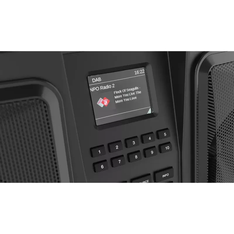 Portatīvais radio Perfectpro ROCKBULL DAB+ FM 50W 20h Baterija