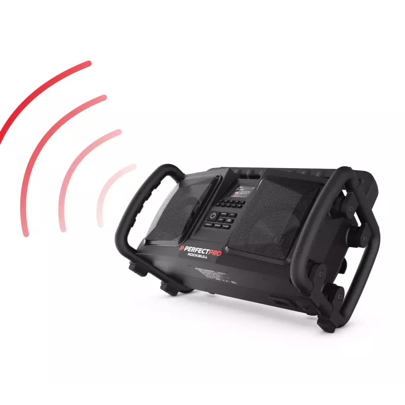 Portatīvais radio Perfectpro ROCKBULL DAB+ FM 50W 20h Baterija