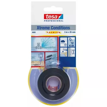 Blīvēšanas lente TESA 04600-00001-00 Melna 3 m