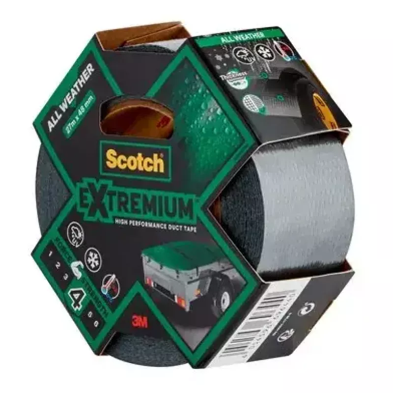 3M Extremium lente pelēka 27,4 m kūļošanai remontam ūdensnecaurlaidīga